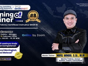 Saatnya Jadi Trainer Profesional Bersertifikasi BNSP yang Diakui Negara