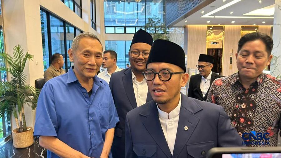 Wakil Menteri Haji dan Umrah Republik Indonesia Dahnil Simanjuntak. (CNBC Indonesia/Zahwa Madjid)