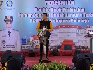 RSUD Notopuro Sidoarjo Kini Punya Parkir Double Deck, Tampung 235 Mobil