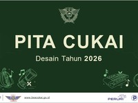 Pita Cukai 2026 Dirilis, Desain Tampilkan Alat Musik Tradisional RI