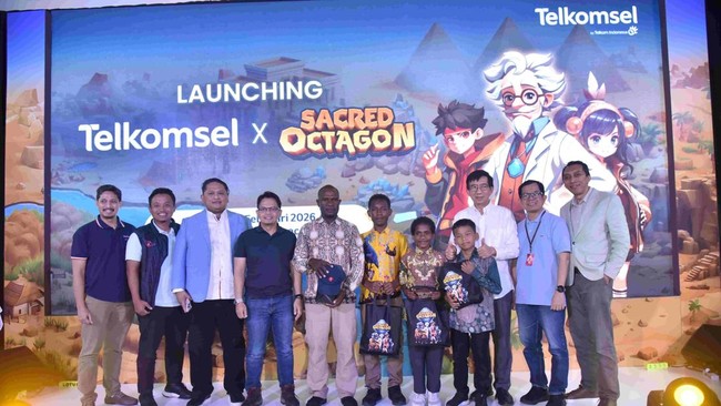 Belajar Makin Asyik, Telkomsel dan INA AI Hadirkan Paket Sacred Octagon