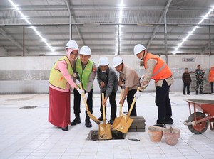 Groundbreaking SPPG Kediri Kota, Kapolres: Demi Indonesia Emas 2045