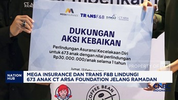 Video: Mega Insurance & Trans F&B Lindungi 673 Anak CT Arsa Foundation