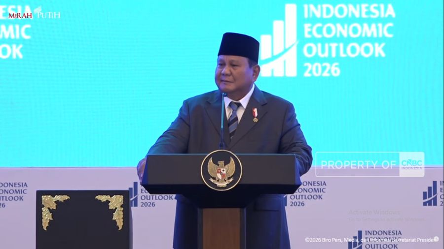 Prabowo Pamer Pencapaian Program MBG di Indonesia Economic Outlook 2026