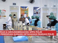 Video: Prabowo Resmikan SPPG & Gudang Ketahanan Pangan Polri