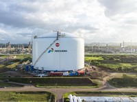 Revitalisasi Tuntas, Tangki LNG Arun Siap Beroperasi