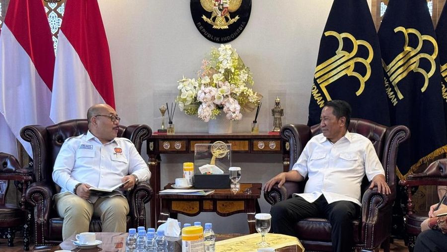 Audiensi para pengembang perumahan yang tergabung dalam Real Estate Indonesia dengan Menteri Hukum RI, Supratman Andi Agtas/Dok: REI