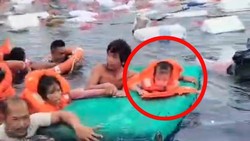 KM Cahaya Intan Selebes Tenggelam di Sultra, Ada Balita Terombang-ambing