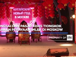 Barongsai & Pasar Khas Tiongkok Meriahkan Perayaan Imlek di Moskow
