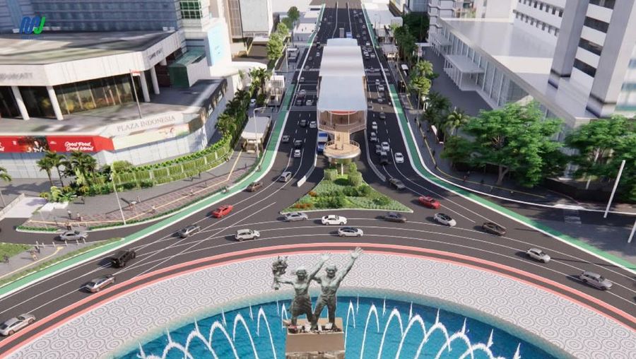 Extended Concourse MRT Bundaran HI. (Instagram/mrtjkt)