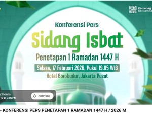 Hasil Sidang Isbat Hari Ini: Awal Puasa 1 Ramadan 2026 Mulai Kapan?