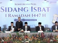 Detik-Detik Menag Umumkan 1 Ramadan 1447 H Jatuh Hari Kamis
