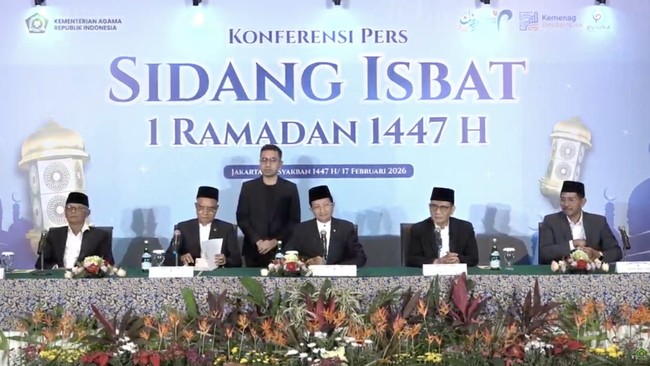 1 Ramadan 1447 H Jatuh Hari Kamis, Posisi Hilal Masih Minus 2 Derajat