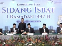 1 Ramadan 1447 H Jatuh Hari Kamis, Posisi Hilal Masih Minus 2 Derajat