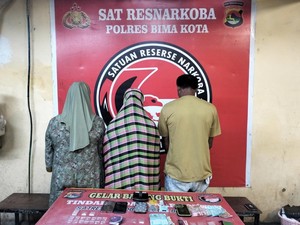 Polres Bima Kota Tangkap 3 Penjahat Narkoba dalam Sepekan