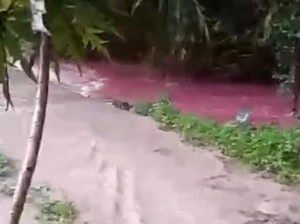 Air Banjir di Ngerangan Klaten Berwarna Merah, Ini Penyebabnya