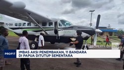 Video: Imbas Aksi Penembakan, 11 Bandara di Papua Ditutup Sementara