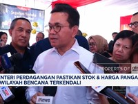 Video: Mendag Jamin Stok & Harga Pangan di Wilayah Bencana Terkendali