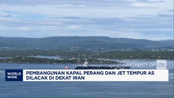 Video: Kapal Perang dan Jet Tempur AS Terlacak Ada di Dekat Iran