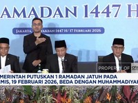 Video: Pemerintah Tetapkan 1 Ramadan Kamis, 19 Februari 2026