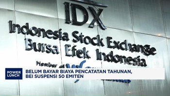 Video: Belum Bayar Biaya Pencatatan Tahunan, BEI Suspensi 50 Emiten