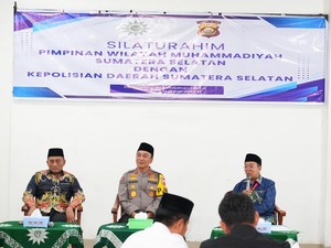 Kapolda Sumsel Silaturahmi ke Ulama NU-Muhammadiyah, Kolaborasi Jaga Kamtibmas