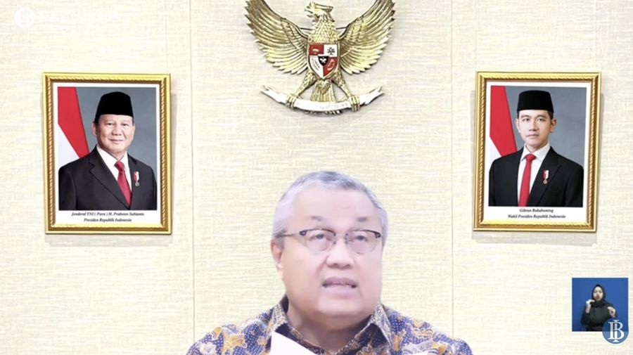 Konferensi pers Hasil Rapat Dewan Gubernur (RDG) Bulan Februari 2026. (Tangkapan layar Bank Indonesia)