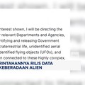 Video: Trump Minta Rilis Data Tentang UFO & Keberadaan Alien