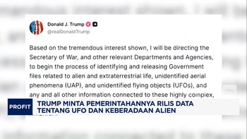 Video: Trump Minta Rilis Data Tentang UFO & Keberadaan Alien