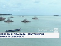 Video: Bareskrim Polri Sita Kapal Penyelundup Pasir Timah RI di Bangka