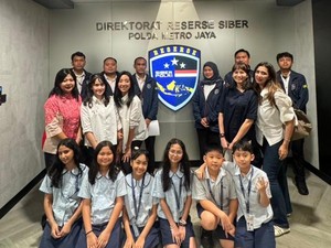 Ditressiber Polda Metro Terima Kunjungan Siswa dan Beri Edukasi Kejahatan Siber