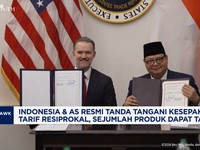 Video: Indonesia & AS Resmi Tanda Tangani Kesepakatan Tarif Resiprokal