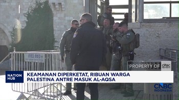 Video: Keamanan Diperketat, Warga Palestina Antre Masuk Al-Aqsa