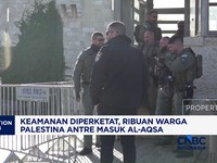 Video: Keamanan Diperketat, Warga Palestina Antre Masuk Al-Aqsa