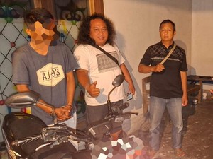 Petualangan Penadah Motor Curian Asal Lampung Terhenti di Nganjuk