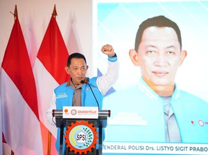Tasyakuran HUT Ke-53 KSPSI, Kapolri Janji Terus Kawal Aspirasi dan Perjuangan Buruh