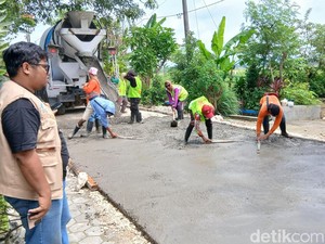 Pemotor Terjang Cor Basah di Blora Dilaporkan Polisi
