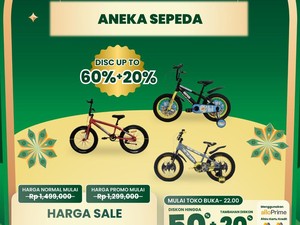 Sepeda Anak Diobral Mulai Rp 1 Jutaan di Transmart Full Day Sale