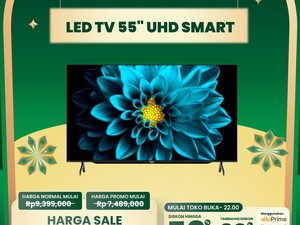 TV LED 55 Inch di Transmart Full Day Sale Diskon Rp 3 Jutaan