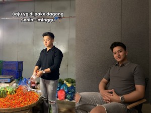 Viral! Penjual Sayur Tampan di Bandung Bikin Netizen Salfok