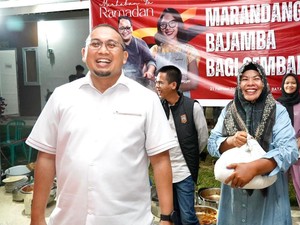 Andre Rosiade Gelar Marandang Bareng Magdalena di Huntara Batang Anai