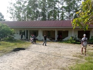 Gajah Liar Rusak Rumah-Motor Karyawan HTI di Siak, Kadus: Itu Wilayah Jelajahnya