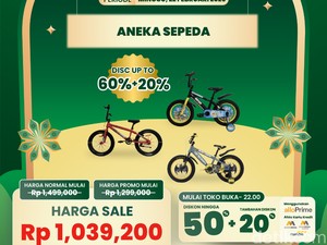 Serbu! Aneka Sepeda Diobral Murah di Transmart Full Day Sale
