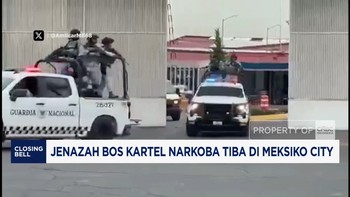 Video: Jenazah Bos Kartel Narkoba Tiba di Meksiko City