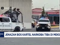 Video: Jenazah Bos Kartel Narkoba Tiba di Meksiko City