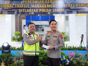 Gedung RTMC Polda Jambi Diresmikan, Kakorlantas: Senyum Polantas adalah Marka Utama