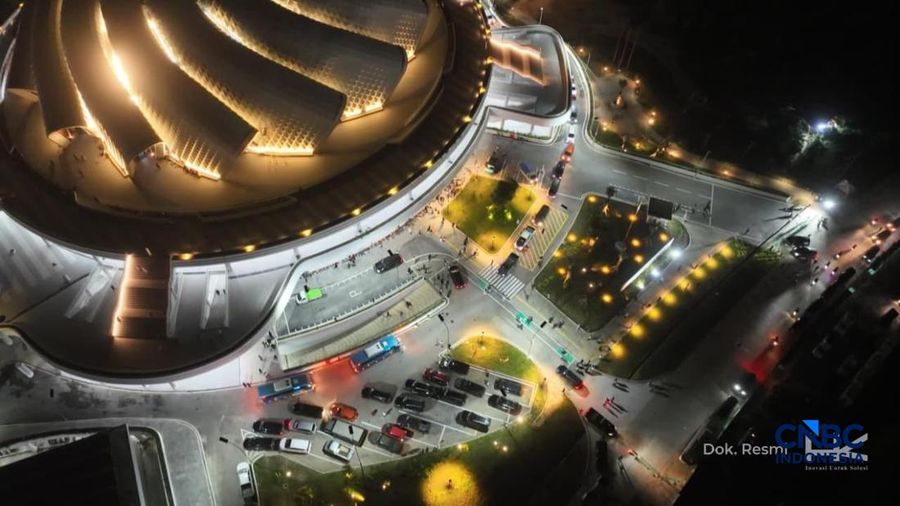 Masjid Negara Ibu Kota Nusantara (IKN). (Dok. Humas Otorita IKN/Rahmi)