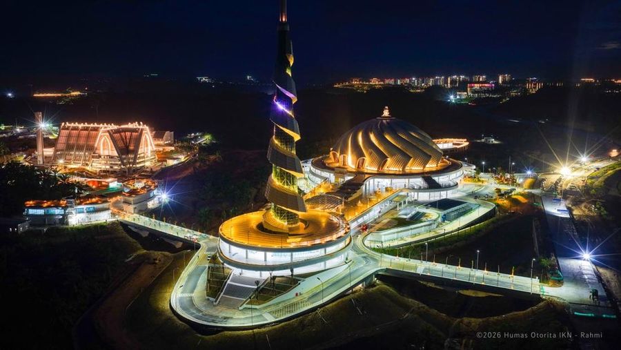 Masjid Negara Ibu Kota Nusantara (IKN). (Dok. Humas Otorita IKN/Rahmi)