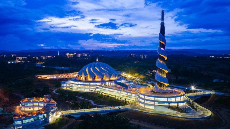 Masjid Negara Ibu Kota Nusantara (IKN). (Dok. Humas Otorita IKN/Rahmi)