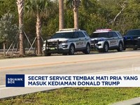 Video: Secret Service Tembak Mati Pria yang Masuk Kediaman Trump